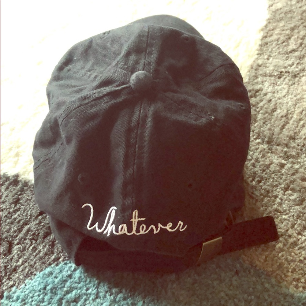 Black Whatever Dad Cap